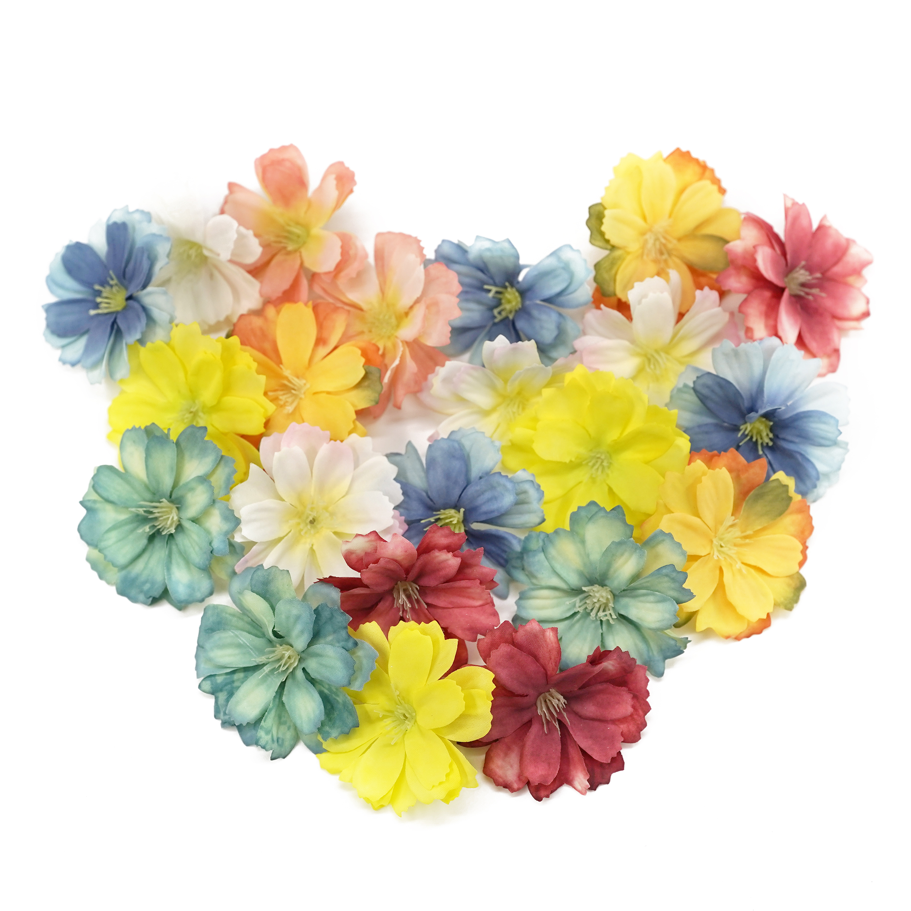 Boquetx Assorted 5cm Cherry Blossom Artificial Flowers 50 pieces