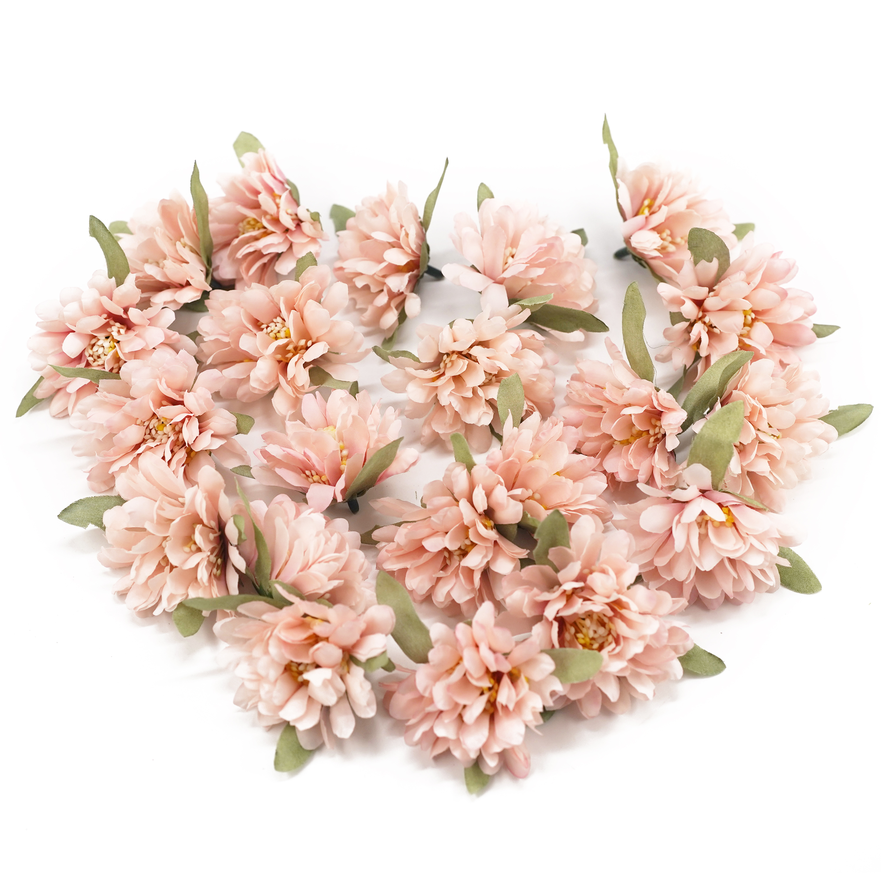 Boquetx Mini Decorative Pink Artificial Peony Flowers 6cm in Diameter Pack of 20