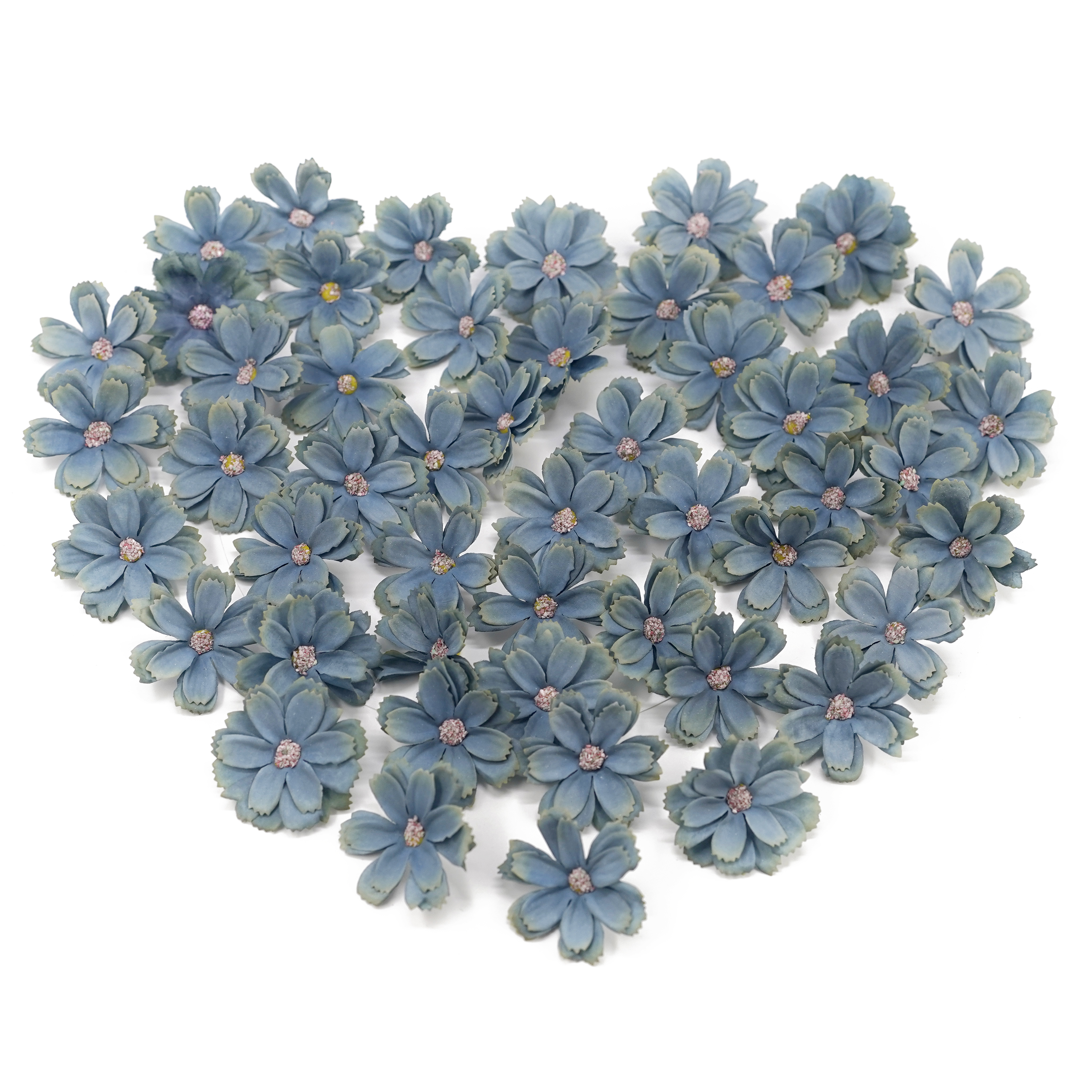 Boquetx Pack of 50 Artificial Navy Blue Windflower DIY Handicraft Materials 5cm in diameter