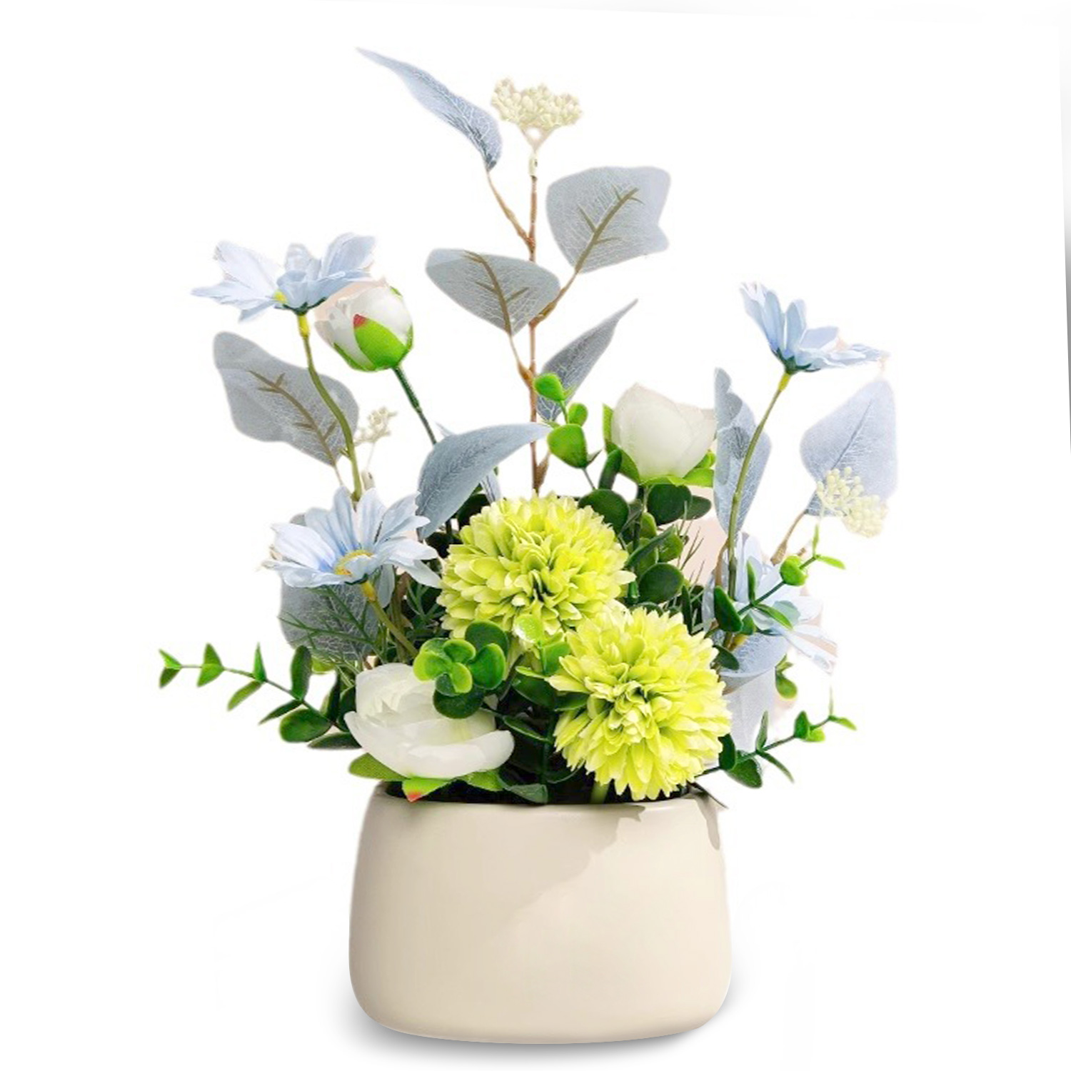 Boquetx Potted Assorted Imitation Artificial Flower Arrangements