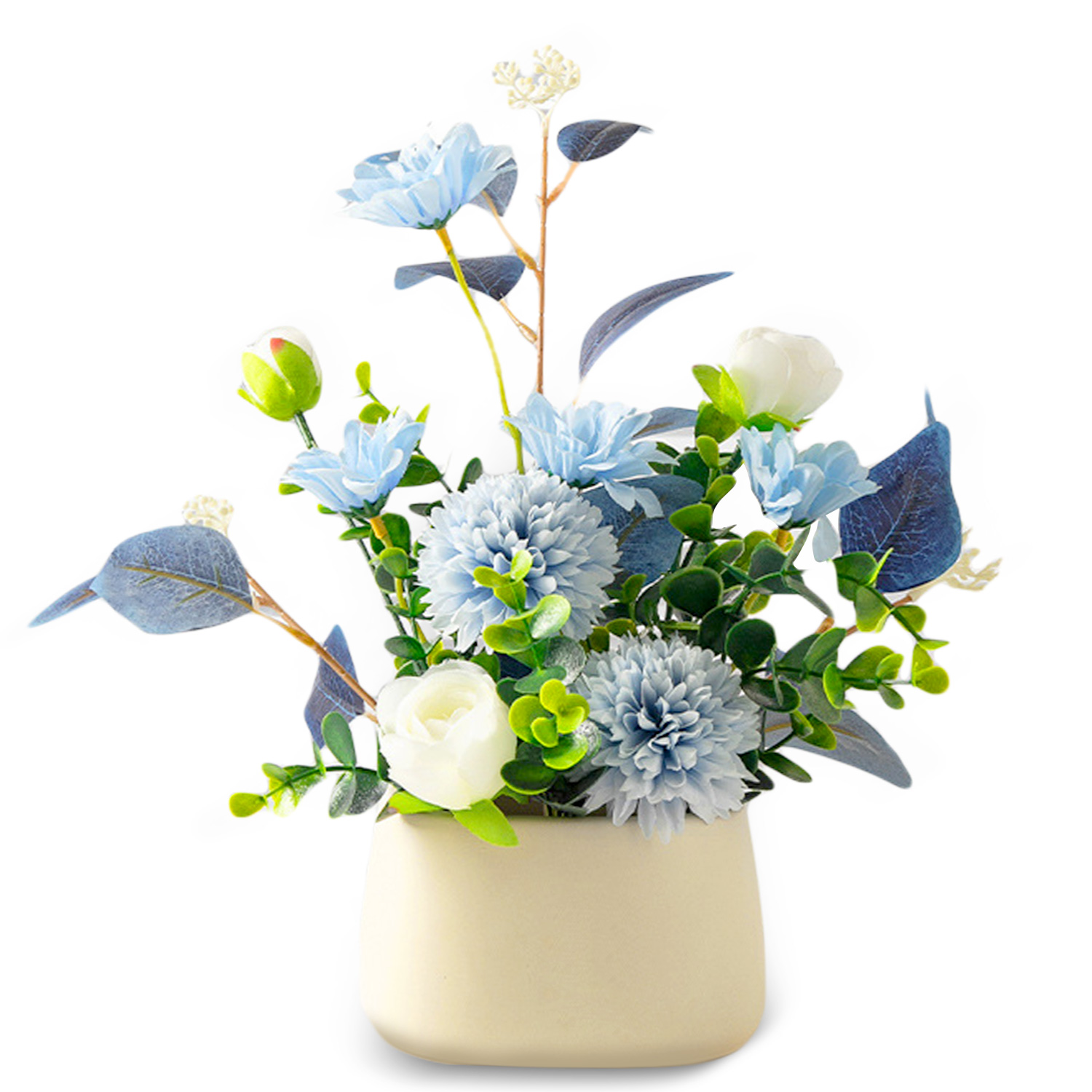 Boquetx Potted Assorted Imitation Artificial Flower Arrangements