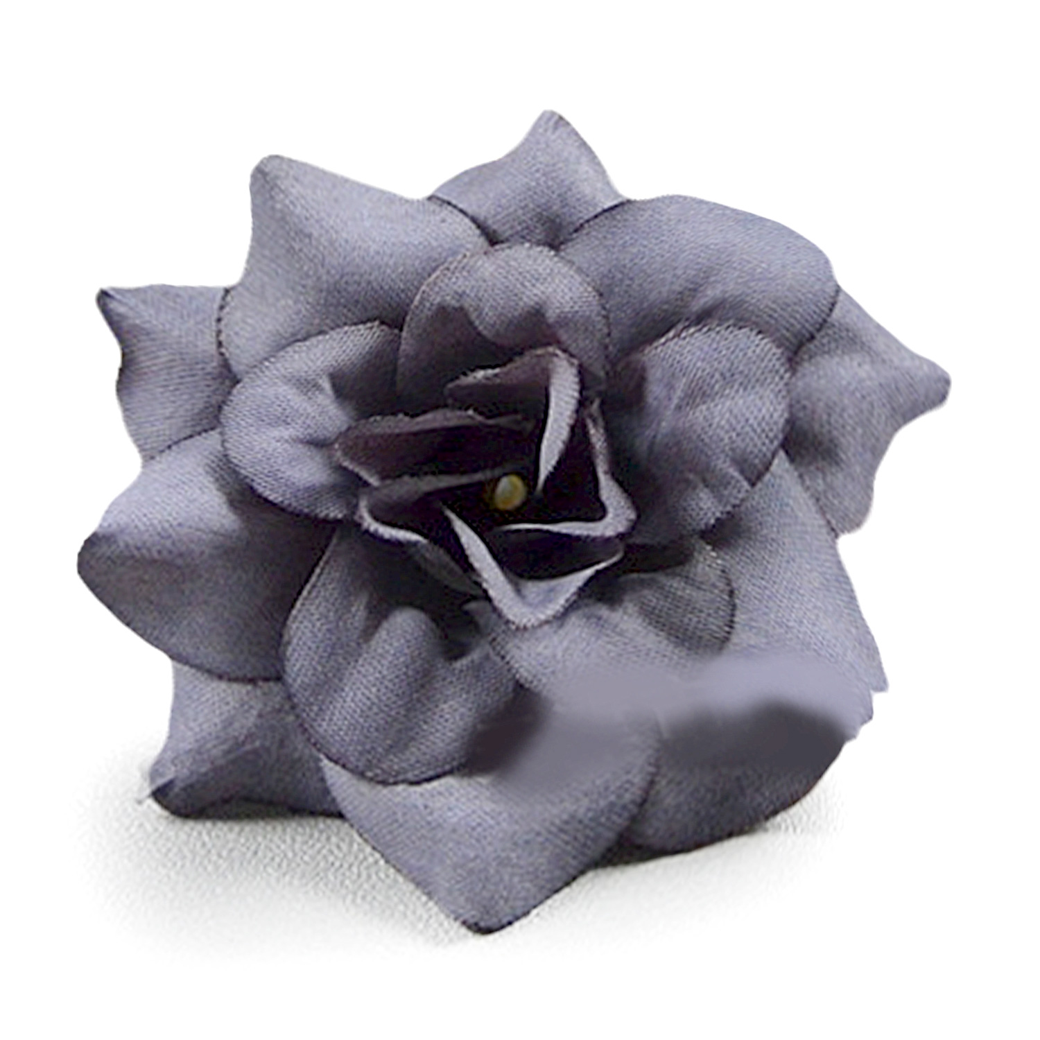 Boquetx 20 pcs Black Hybrid Tea Rose Artificial Flowers 4.5x3 cm