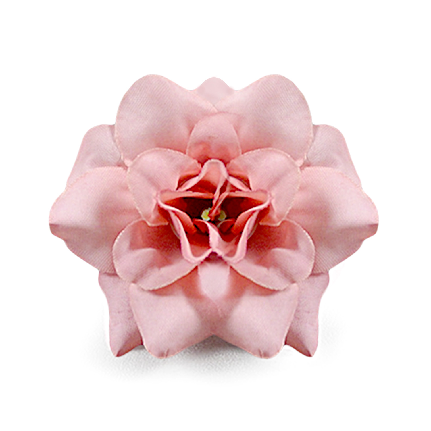 Boquetx 20 pcs Blush Pink Hybrid Tea Rose Artificial Flowers 4.