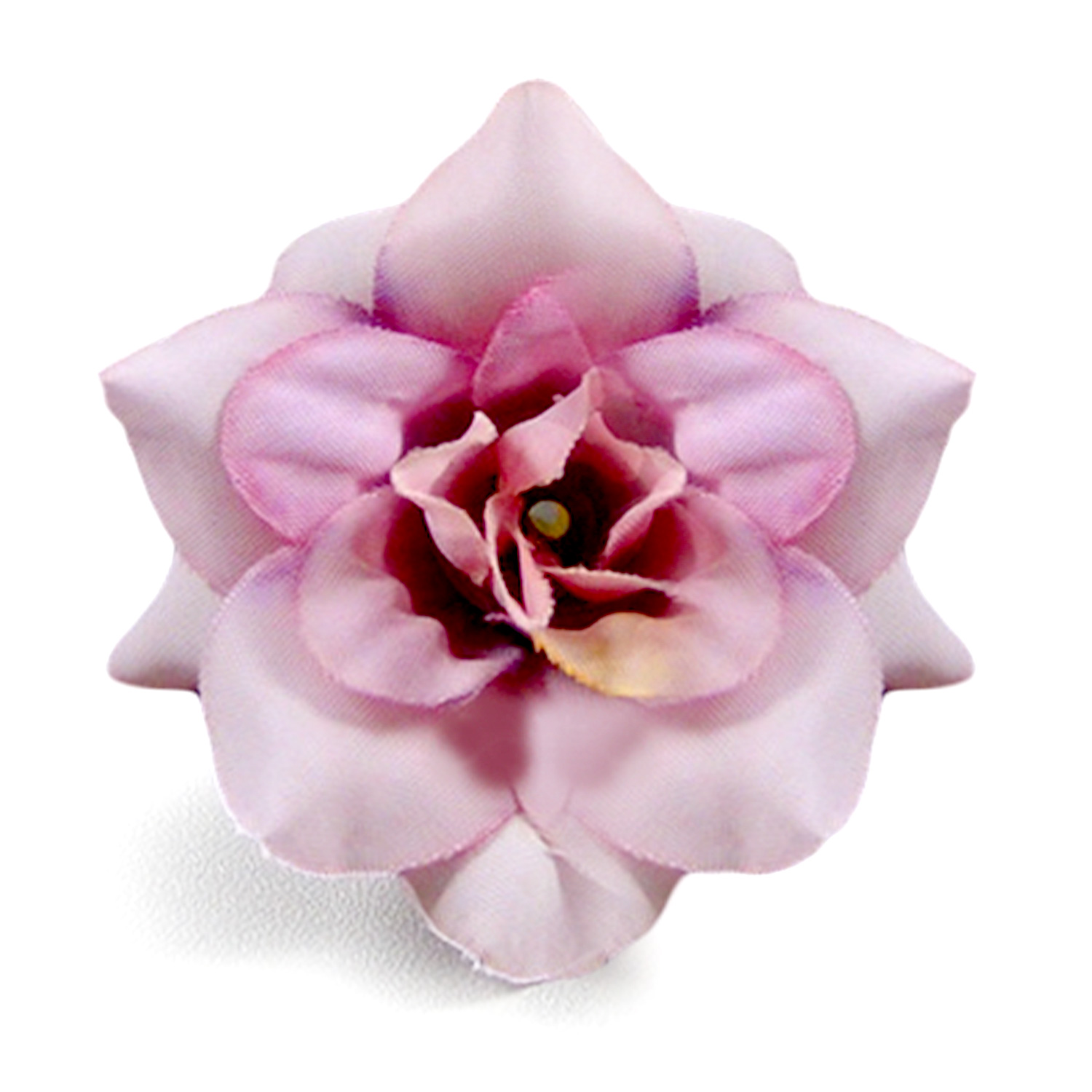 Boquetx 20 pcs Violet Hybrid Tea Rose Artificial Flowers 4.5x3 c